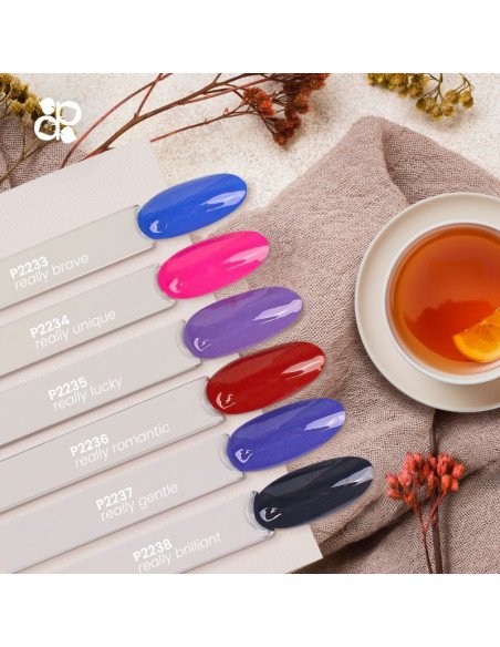 PURPLE GEL POLISH COLOR REALLY BRILLANT 10ML