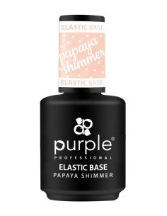 ***PURPLE ELASTIC BASE PAPAIA SHIMMER 15ML***