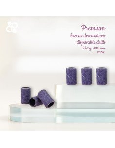 PURPLE CILINDROS ESMIRILIADORES PREMIUM GRANO FINO 240 (CAJA 100U) 2