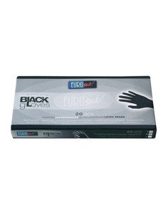 EUROSTIL GUANTES NEGROS T/ GRANDE CAJA 20UDS