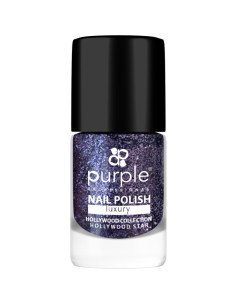 PURPLE NAIL POLISH LUXURY HOLLYWOOD STAR 10ML