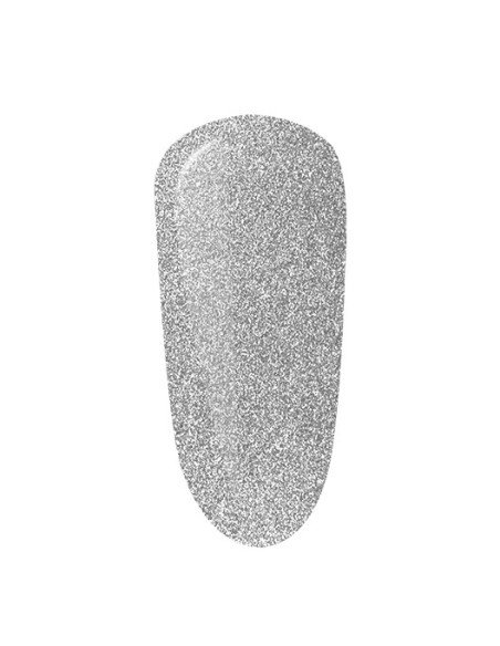 PURPLE GEL POLISH COLOR FLASH ARTIC SILVER 10ML
