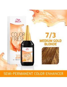 WELLA COLOR FRESH 7/3 RUBIO MED. DORADO