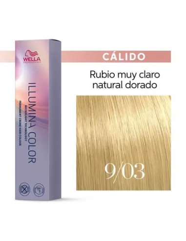 WELLA ILUMINA COLOR 9/03 - 60ML.