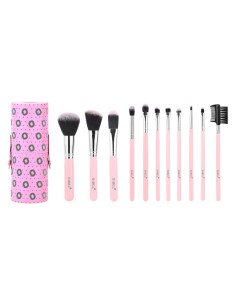 SIBEL PINK FLAMINGO ESTUCHE 11  PINCELES DE MAQUILLAJE