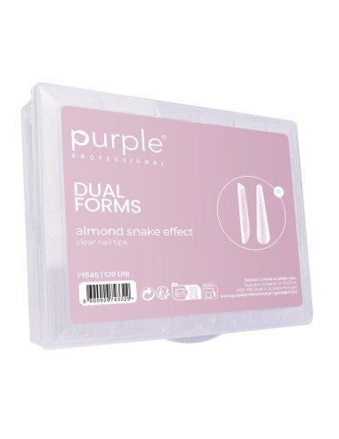 PURPLE DUAL FORMS ALMOND SNAKE EFFECT 150UDS