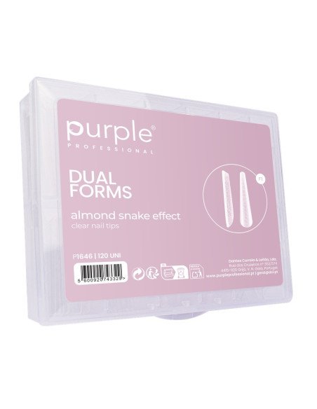 PURPLE DUAL FORMS ALMOND SNAKE EFFECT 150UDS