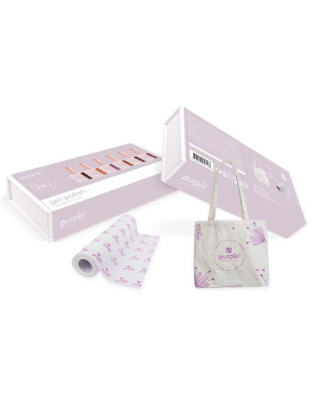 PURPLE KIT GEL POLISH NUMERO NR.4 (6 X 10ML)