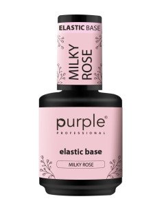 PURPLE ELASTIC BASE MILKY ROSE 15ML