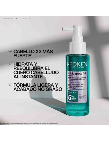 REDKEN ACIDIC GROW FULL SCALP & HAIR SERUM 100ML