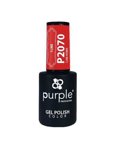 PURPLE GEL POLISH COLOR I LIKE KISSES 10ML