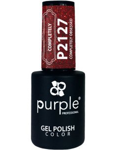 PURPLE GEL POLISH COLOR COMPLETELY OBSESSED 10ML