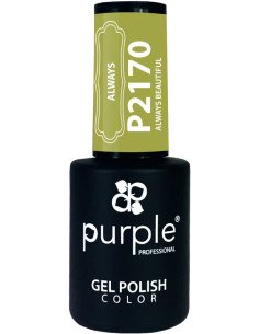 PURPLE GEL POLISH COLOR ALWAYS BEAUTIFUL 10ML