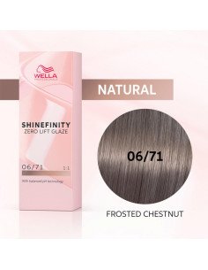 WELLA SHINEFINITY ZERO LIFT GLAZE 06/71 FROSTED CHESNUT 60ML 2