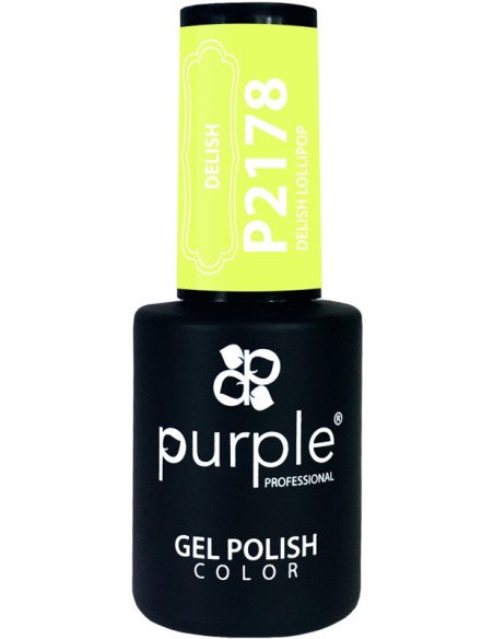 PURPLE GEL POLISH COLOR DELISH LOLLIPOP 10ML
