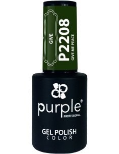 PURPLE GEL POLISH COLOR GIVE ME PEACE 10ML