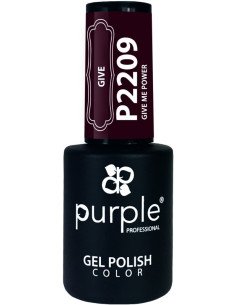 PURPLE GEL POLISH COLOR GIVE ME POWER 10ML