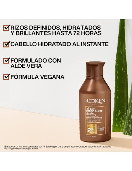 REDKEN ALL SOFT MEGA CURLS SHAMPOO 300ML