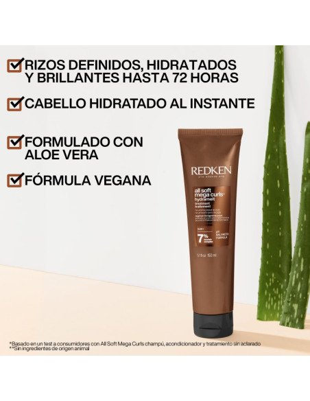 REDKEN ALL SOFT MEGA CURLS HYDRAMELT TREATMENT 150ML