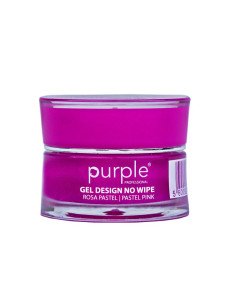 ***PURPLE GEL DESIGN PASTEL PINK NO WIPE 5GR***